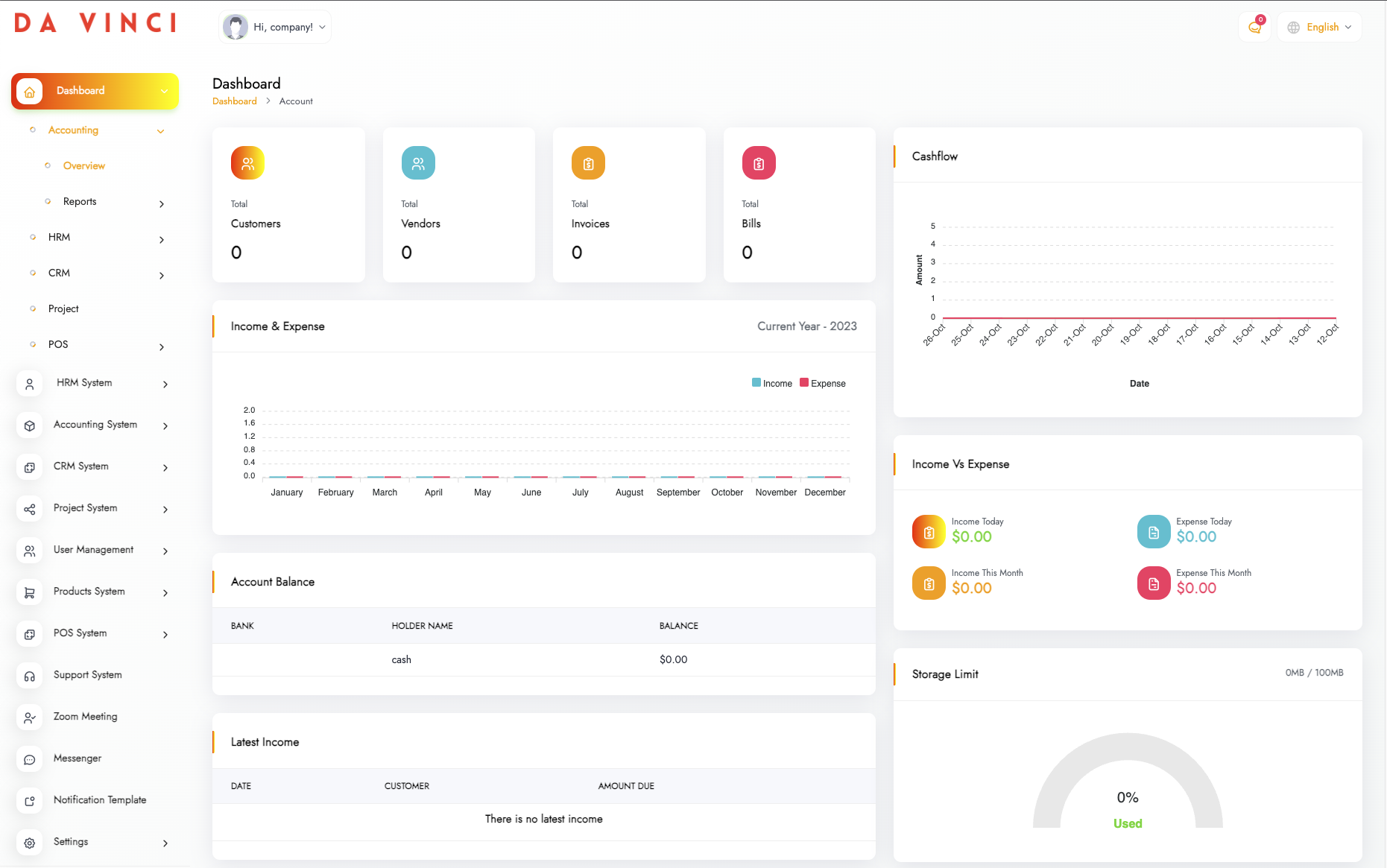 da vinci erp software solution
